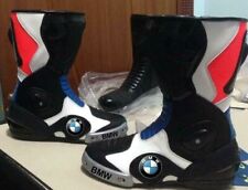 BMW Motorcycle Motorbike Racing Leather Boots Shoes BMW Motorrad bottes picture