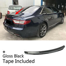 Fit For 2017-2020 Lincoln Continental Painted Gloss Black Trunk Lip Spoiler Wing picture