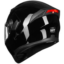 ILM Motorcycle Dual Visor Flip up Modular Full Face Helmet DOT 6Color 902&902LED picture