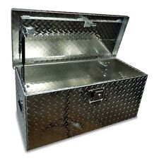 Diamond Plate Aluminum Tool Box Large 31 inch  Universal Fit All Welded Seams picture