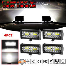 4x 7Inch 20000W LED Work Light Bar Flood Spot Pods Offroad Fog Driving ATV Truck picture