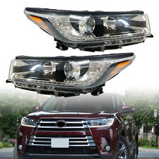 1 Pair of LED DRL Headlights For 2017-2019 Toyota Highlander LE XLE 811500E330 picture