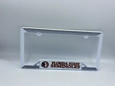 License Plate Frame Made In USA - Tag Holder - NCAA - Seminoles Florida State picture