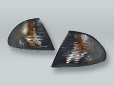 DEPO Smoke Corner Lights Parking Lamps PAIR fits 1999-2001 BMW 3-Series E46 4DR picture