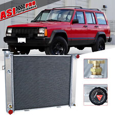 3-ROW Aluminum Radiator For 1993-1997 Jeep Grand Cherokee 4.0L L6 1994 1995 1996 picture