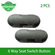 2PCS 6 Way Front Power Seat Control Switch Button Cover For Ford F150 Escape  picture