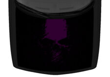 Dark Distressed Faded Dark Purple Skull Truck Hood Wrap Vinyl Car Graphic Decal picture