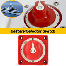6007 M-Series Mini Dual Battery Selector Switch Knob 4 Position Marine Boat picture