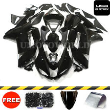 Gloss Black Fairing Kit for Kawasaki Ninja ZX6R 636 2007 2008 ABS Bodywork +Bolt picture