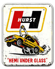 Hurst Hemi Under Glass -Vintage Metal Sign (P) 20x16.5