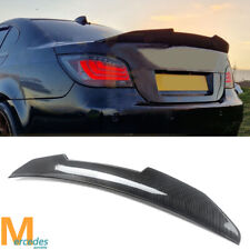 FIT 04-10 BMW E60 525i 535i 550i M5 PSM STYLE CARBON STYLE TRUNK SPOILER WING picture