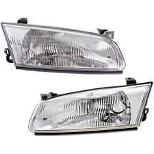 Headlight Set For 97-99 Toyota Camry Driver and Passenger Side w/ bulb picture