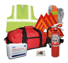 USKITS All-in-One DOT OSHA Hi-Viz Fleet Safety Kit w/5lb 3A40BC Extinguisher picture