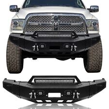 LUYWTE Steel Front Bumper w/Winch Seat For 2010-2018 Dodge Ram 2500 3500 picture