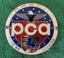 New Official Porsche PCA Car Club of America Grill Badge Emblem Hood Ornament picture