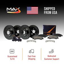 [Front + Rear] Max Brakes Elite XDS Rotors with Carbon Ceramic Pads KT059483 picture