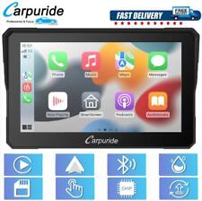Carpuride 7Inch Motorcycle Stereo Bluetooth Wireless Apple CarPlay Android Auto picture