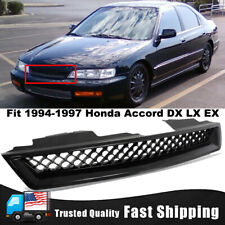 Front Hood Grille Grill Fit 1994-1997 Honda Accord DX LX EX T-R Type Mesh Black picture