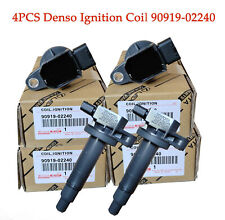 4PCS Ignition Coils 90919-02240 Denso 673-1306 For Toyota Corolla Yaris Prius picture