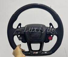 URUS Paddlle+Forged Carbon fiber Steering wheel for Audi Q3 Q5 Q7 Q8 Q2 RSQ8 SQ8 picture