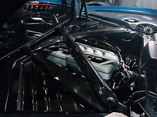 Real Carbon Rear Engine X-Brace Struct Bar For Corvette C8 Coupe Z51 Z06 2020-24 picture