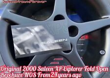 2000 SALEEN XP8 EXPLORER FOLD OPEN BROCHURE NOS FORD ALL WHEEL DRIVE PUV SUV picture