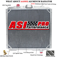 Aluminum 3 Row Radiator fit 2002 2003 2004 Hummer H1 6.5L V8 Diesel picture
