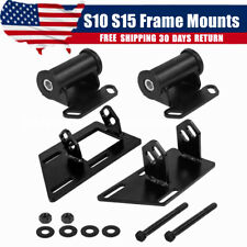 Chevy S10 S15 Blazer SBC V8 2 Wheel Drive Swap Motor Mounts with Frame Mounts picture