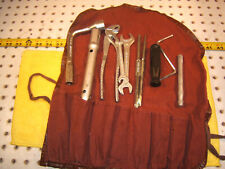 Mercerdes Early W124 300 260 in Rear trunk Genuine 1 set of 11 Tools,red 1 Pouch picture