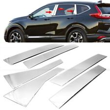 For 2017-2022 Honda CRV CR-V 6PC Stainless Steel Chrome Pillar Post Trim  picture