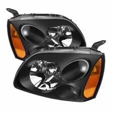 Xtune For Mitsubishi Galant 2004-2008 Headlight Pair Amber Crystal Black picture