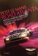 Aston Martin DBR9 GT1 Road Atlanta Petit Le Mans 2005 Event Rare Car Poster:>) picture
