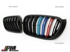 Matte Black M Tri 3 Color Front Grille For 15-17 BMW F25 LCI X3 Facelift SUV picture