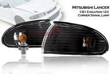 Front Smoked Black Corner Signal lamp Lights JDM Style For Lancer CC EVO 1 2 3 picture
