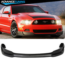 Fit 13-14 Ford Mustang V6 GT Unpainted PU Front Bumper Lip Chin Spoiler Splitter picture