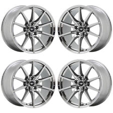 EXCHANGE 19x10.5 19x11 Mustang GT350 PVD Chrome wheels Factory OEM 10053 10054 picture