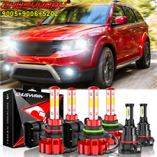 For Dodge Journey 2010-2019 6x Combo LED Headlights High Low Beam Fog Lights picture