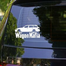 Lowered WAGON MAFIA Decal Sticker for BMW E61 M5 Touring 5-Series picture