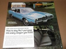 ★★1972 FORD CUSTOM 500 RANCH WAGON ORIGINAL DEALER ADVERTISEMENT AD 72★★ picture