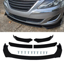 For Genesis Sedan Front Bumper Lip Splitter Chin Spoiler Glossy Black picture