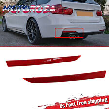 Fit For 12-17 BMW 3-Series F30 F31 M Sport Pair Rear Bumper Reflector Lamp LH&RH picture