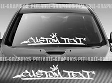 Custom Text Personalized Graffiti Windshield Banner Decal Sticker car truck F1 picture