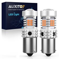 2PC AUXITO Error Free 7507 12496 BAU15S Turn Signal Light Bulb Lamp Amber Yellow picture