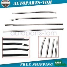 4pcs Outside WIndow Moulding Weatherstrips For Nissan Murano SL Sport 3.5L 2016 picture
