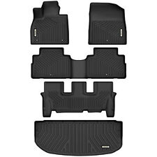 OEDRO Floor Mats for 2020-2024 Hyundai Palisade 3 Rows & Cargo Liner All Weather picture