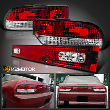 Fits 1989-1994 240SX S13 Hatchback Red Tail Lights+Center Piece Lamp 89-94 picture