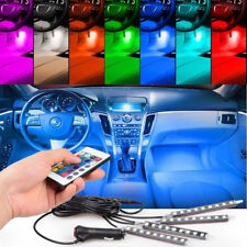 RGB LED Light Bar Interior Car Lamp Under Dash Foot Well Seats Inside Lighting picture