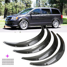 4X For Dodge Grand Caravan Carbon Look Fender Flares Extra Wide Wheel Arches 35