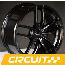 CIRCUIT PERFORMANCE CP34 17x7.5 5x114.3 +35 FULL GLOSS BLACK WHEELS (SET OF 4) picture