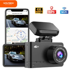 WOLFBOX D07S 4K Dual Dash Camera Front Single Dash Cam Built-in WiFi&GPS For Car picture